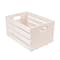 18" x 12.5" Whitewashed Pine Wood Crate by Make Market®